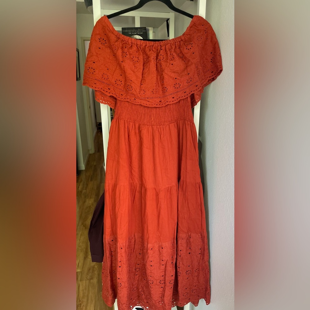 Embroidered Maxi Dress